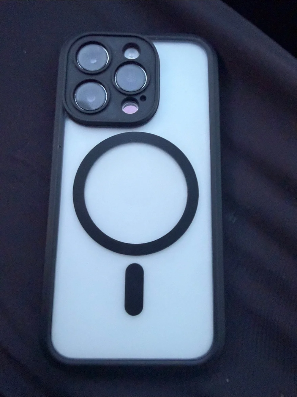 Apple iPhone Black Front with Gradient Screen Display